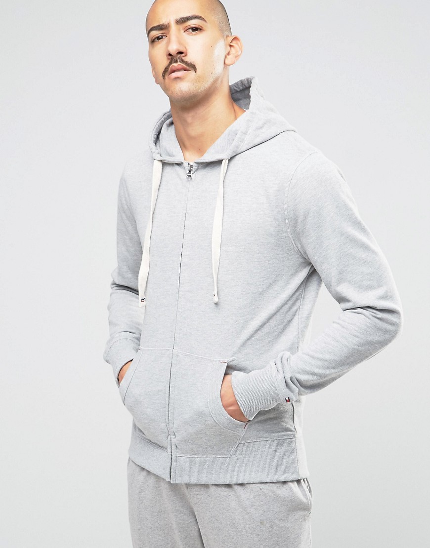 Tommy Hilfiger Icon Hooded Sweat In Grey