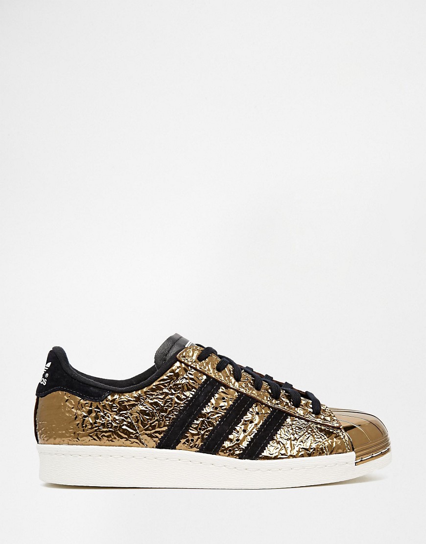 Adidas | adidas Originals Superstar Gold 80's Metal Toe Sneakers at ASOS