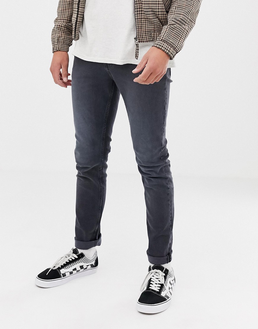 Cheap Monday Slim Tapered Jeans In Grey