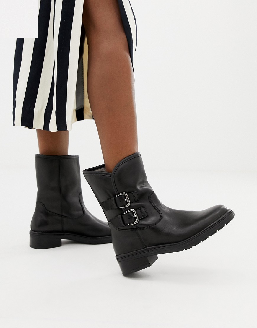 dune ripp leather ankle boots
