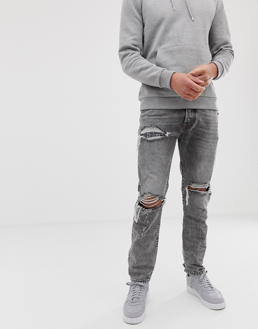 Diesel Mharky 90s slim fit jeans in 089AT grey