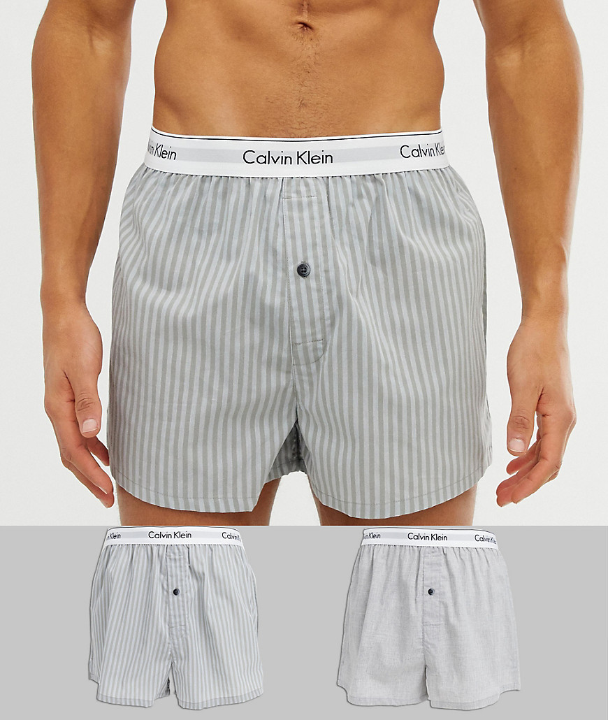 Calvin Klein Modern Cotton Stretch 2 pack woven boxers