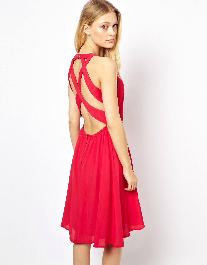 18 And East | 18 & East Dress With Strappy Back at ASOS