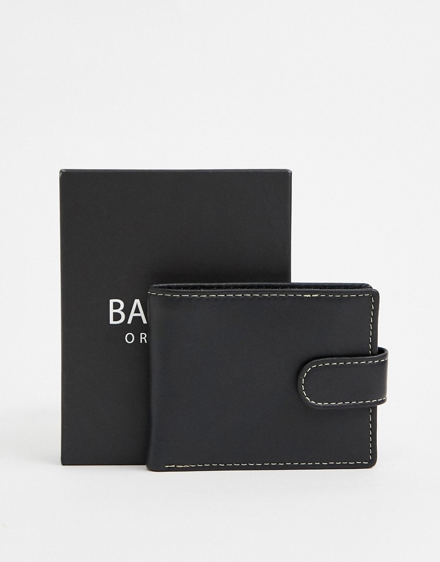 Barneys Original leather wallet in black