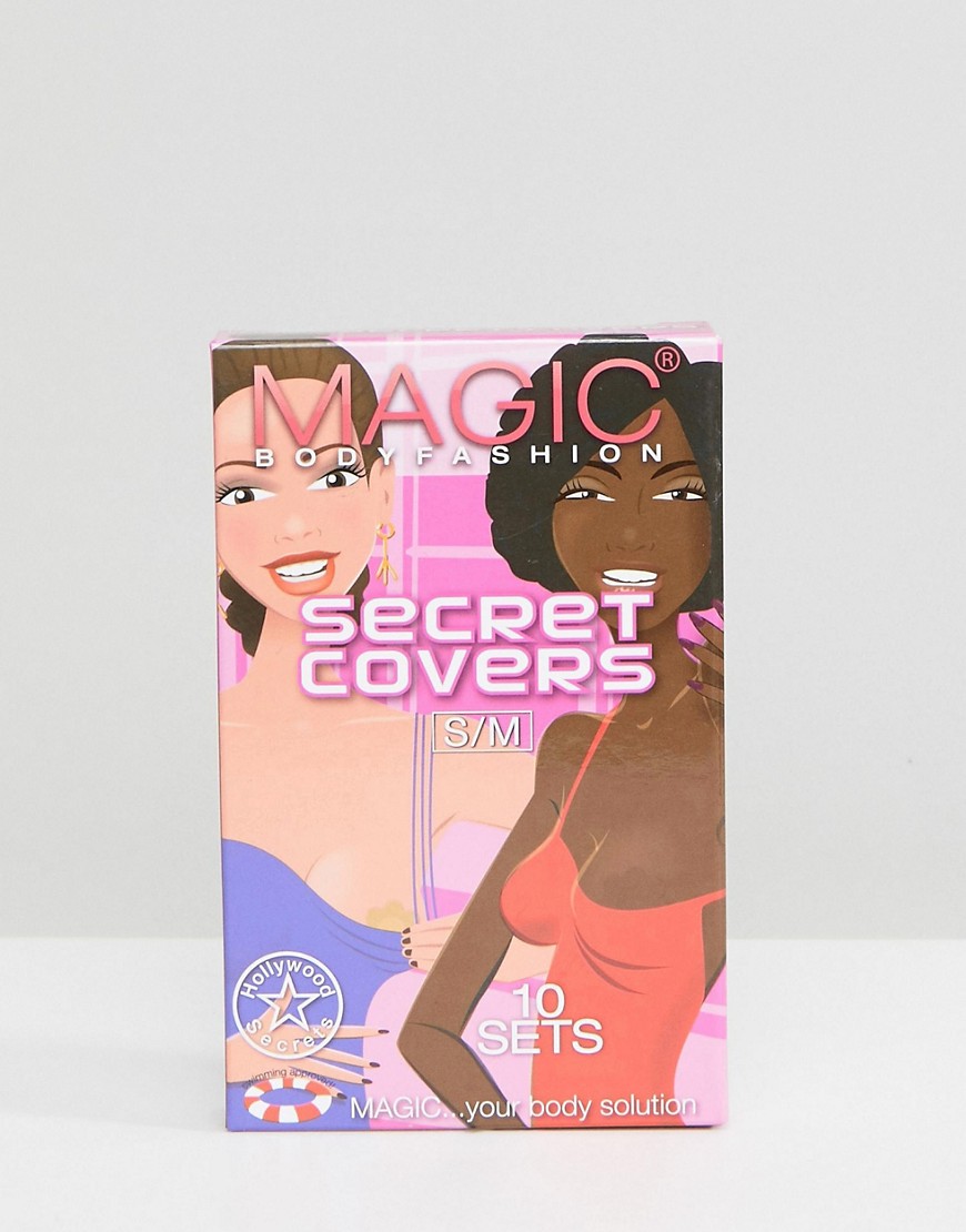 Magic Bodyfashion waterproof nipple covers 10 pack in dark