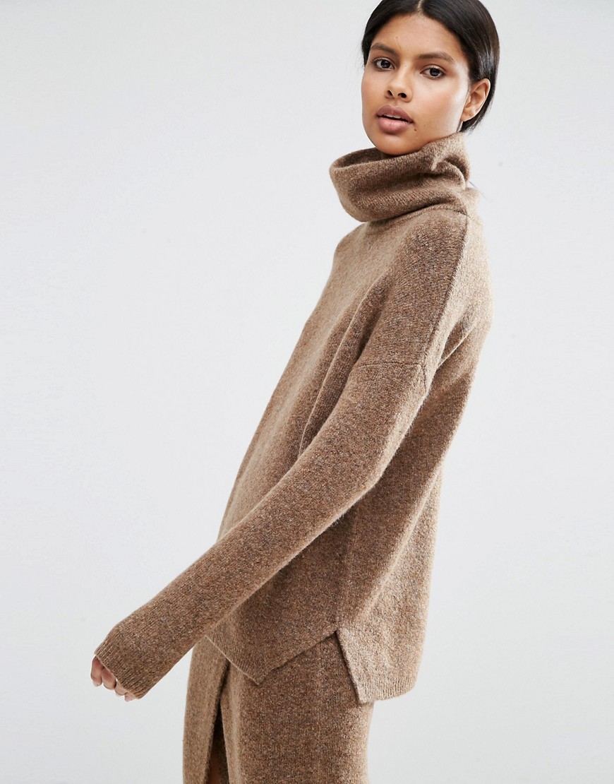 ASOS | ASOS Lounge Jumper with Funnel Neck Co -ord at ASOS