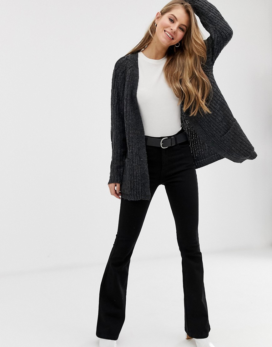 QED London edge to edge cardigan with pockets