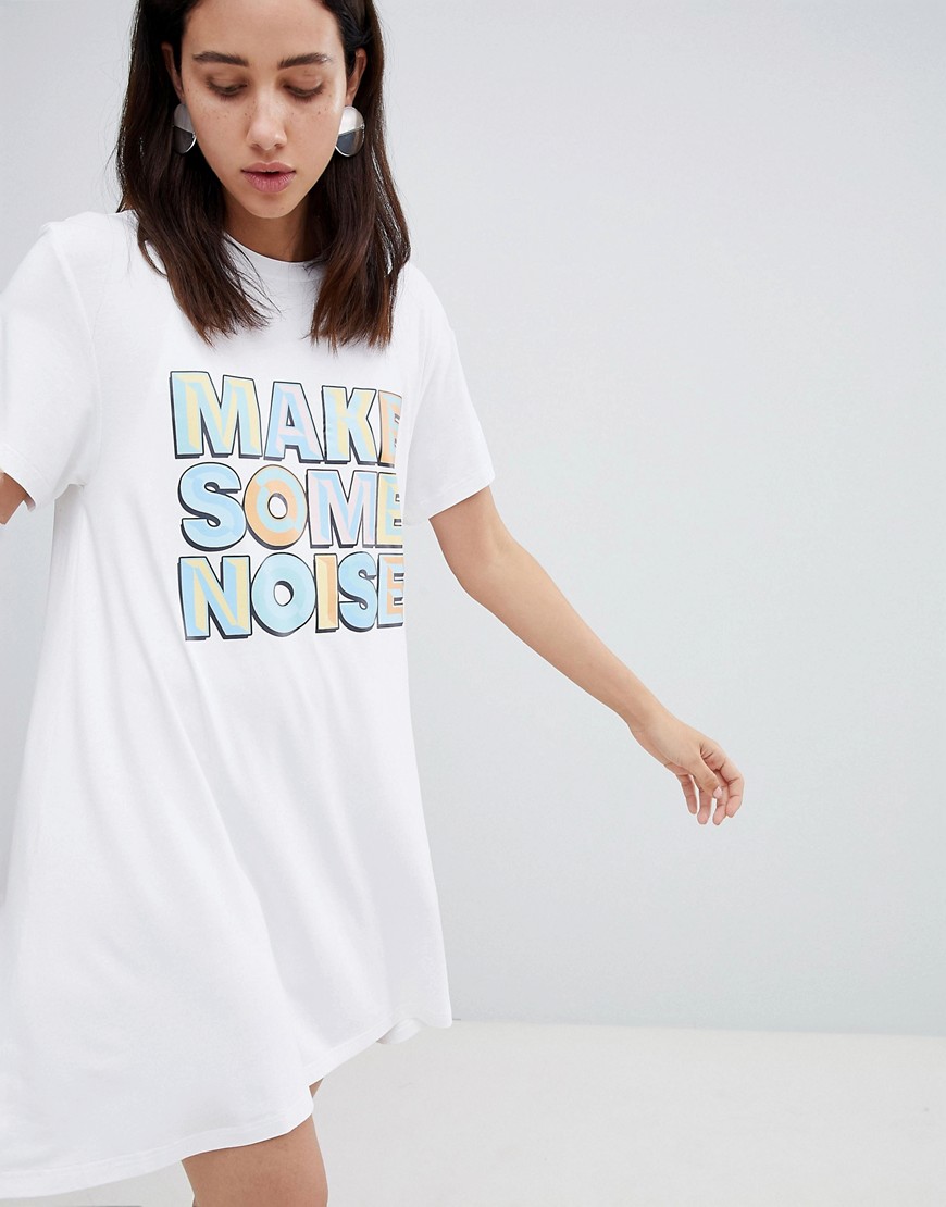 House Of Holland Make Some Noise Tee Dress