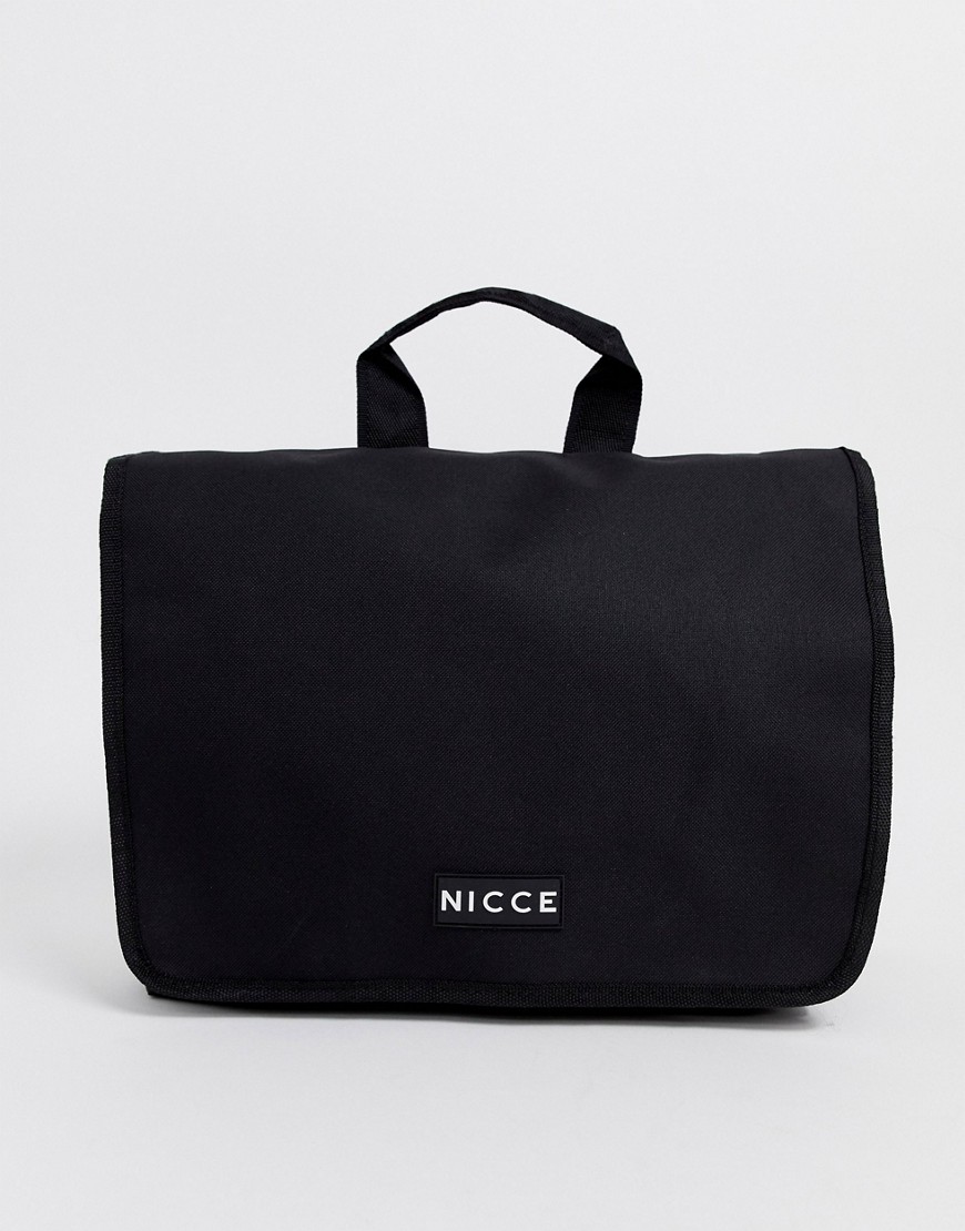Nicce cross body messenger bag in black