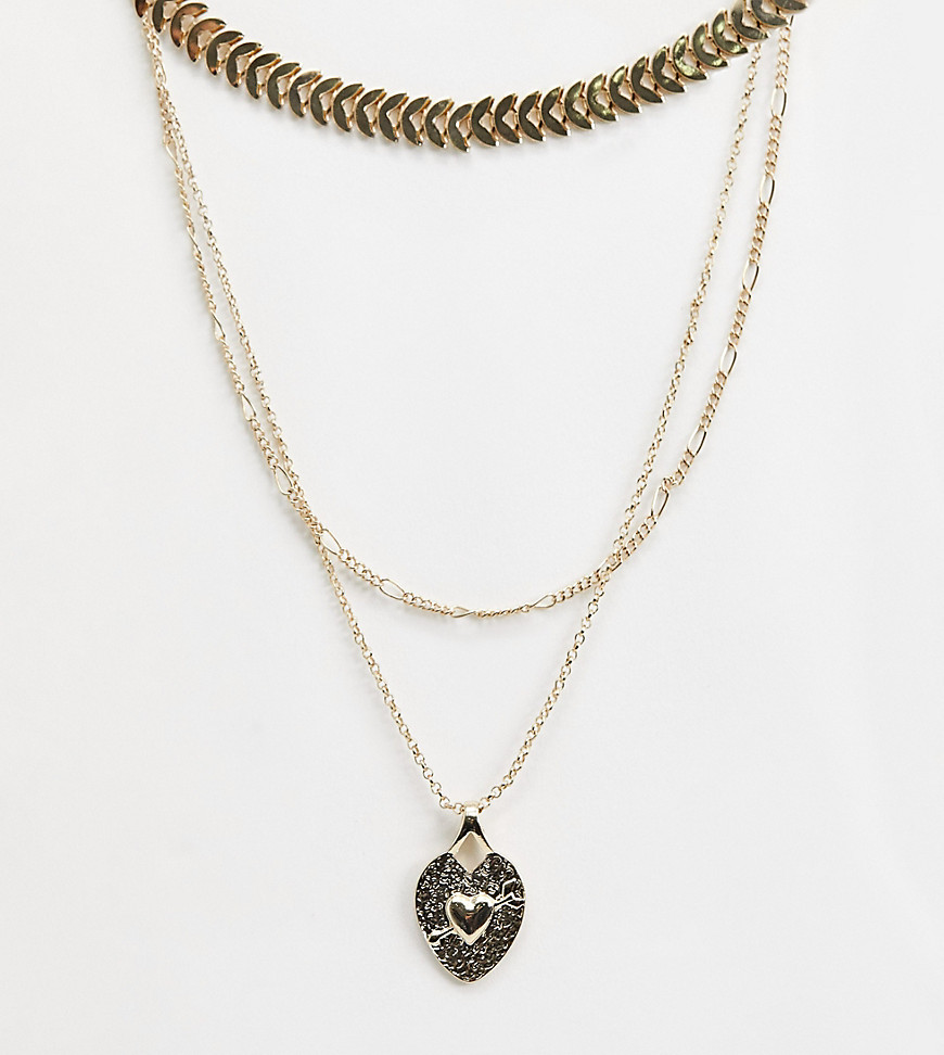 Liars & Lovers heart layering necklaces