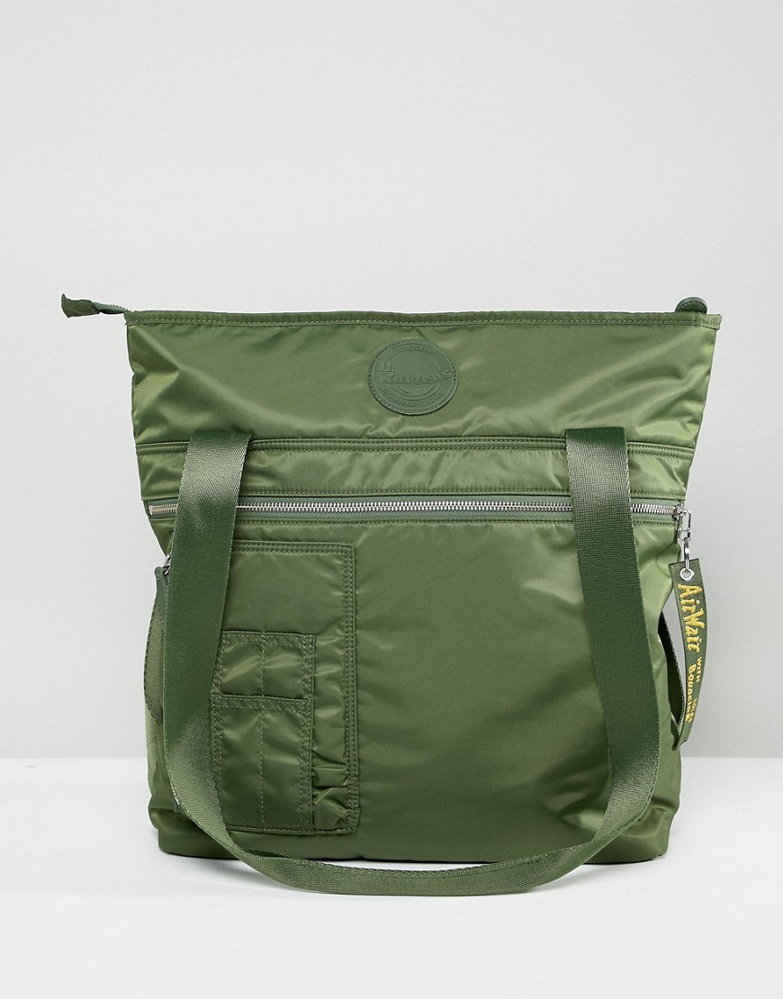 Dr Martens Green Flight Tote Backpack - Light green nylon