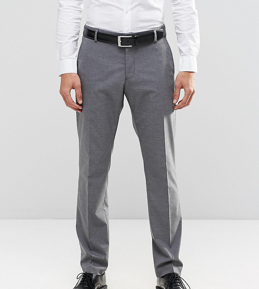 Selected Homme Suit Trousers with Stretch in Slim Fit - Mid grey