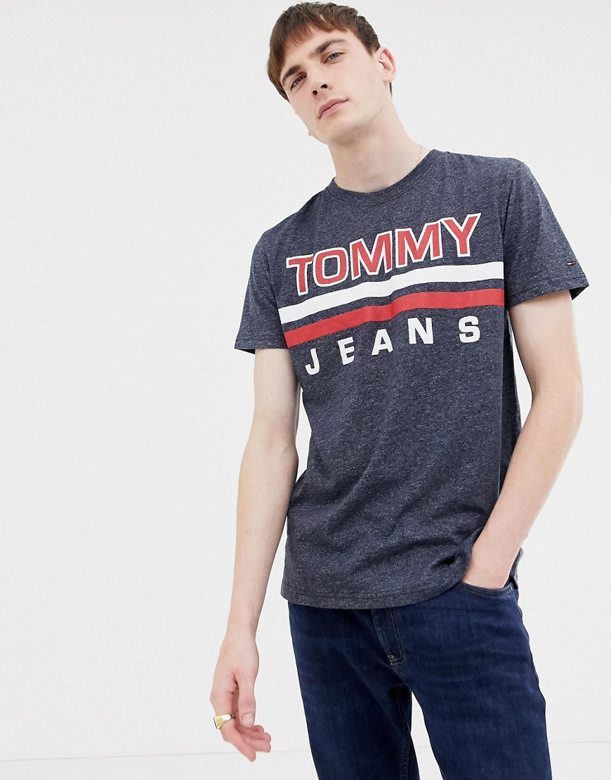 Tommy Hilfiger logo stripe t-shirt