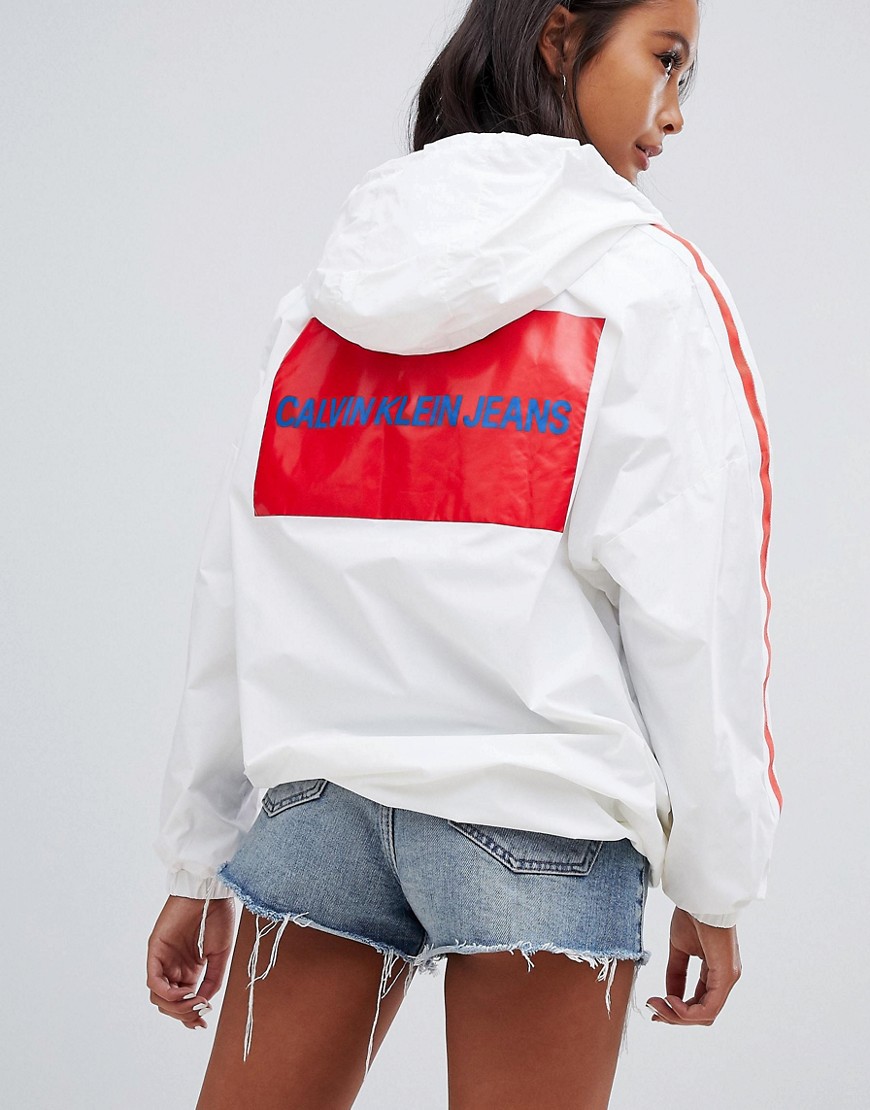 Calvin Klein Windbreaker Jacket with Block Logo