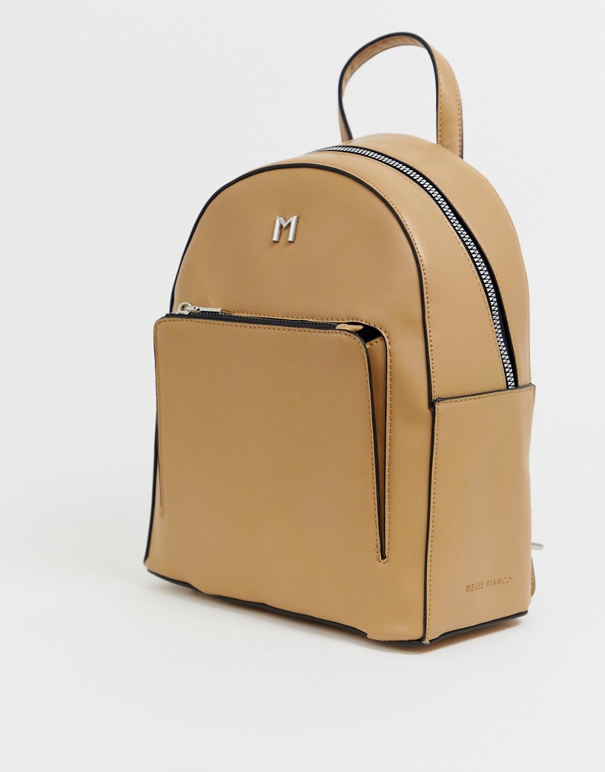 Melie Bianco faux leather back pack