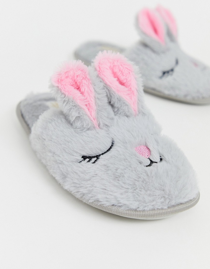 Truffle Collection fluffy easter bunny slippers