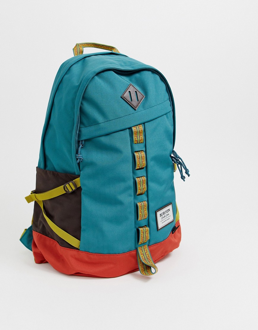 Burton Snowboards Shackford backpack in red/blue