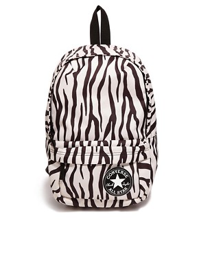 Converse Mini Backpack in Zebra Print