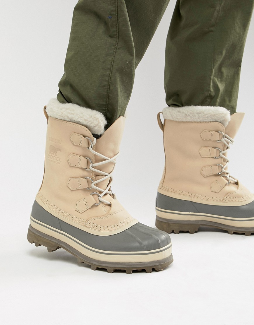 SOREL Caribou snow boots in beige