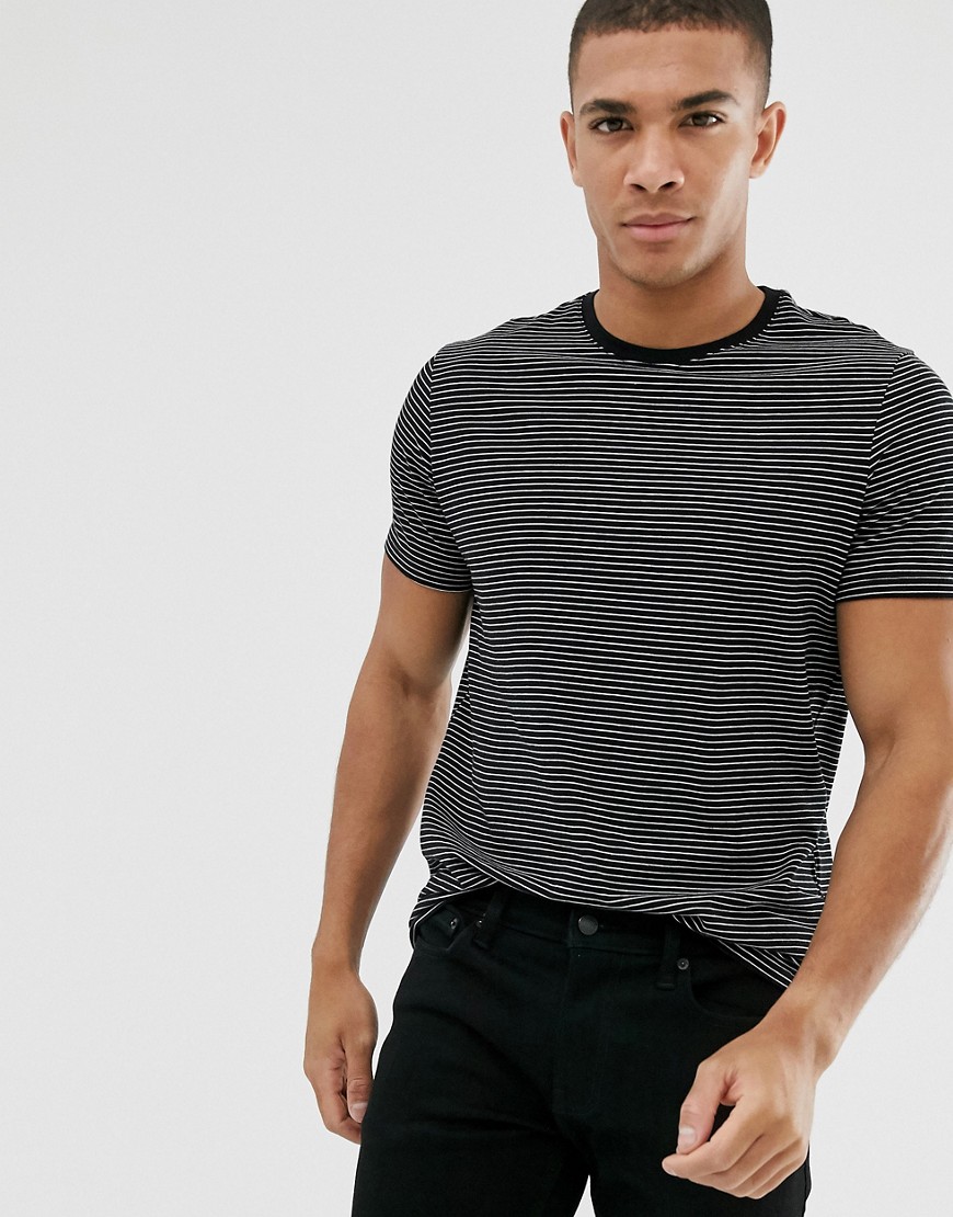 New Look t-shirt in black stripe