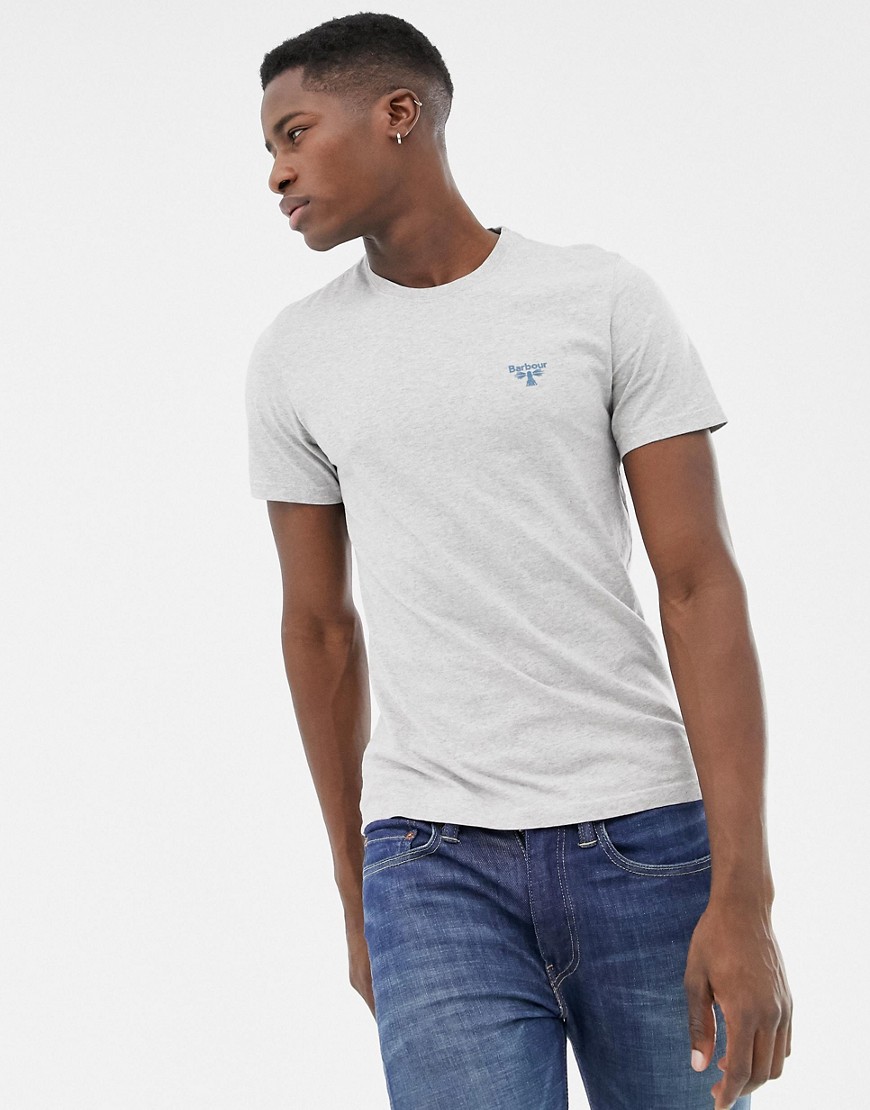 Barbour Beacon small logo t-shirt in grey