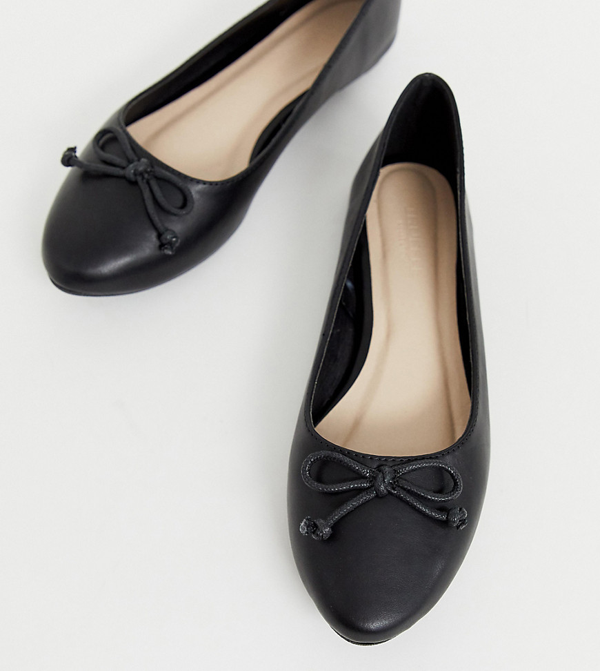 Truffle Collection Wide Fit Easy Ballet Flats