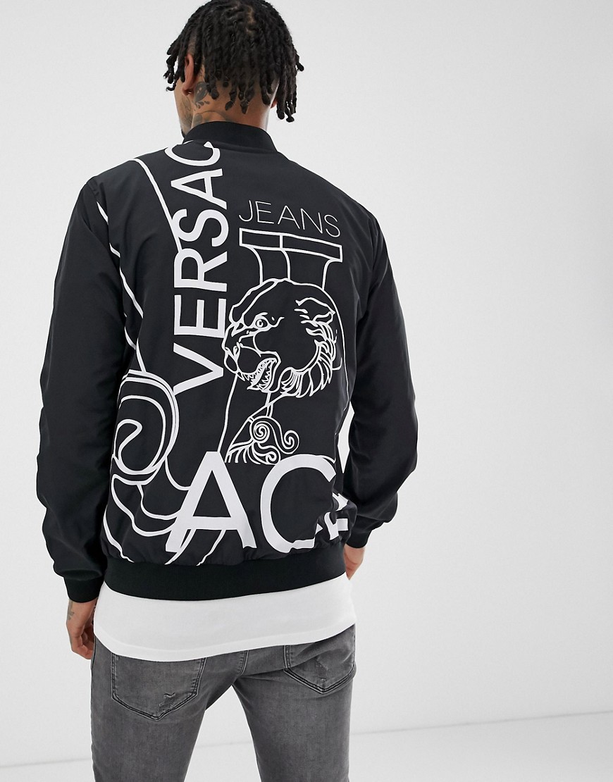 Versace Jeans bomber jacket with back print