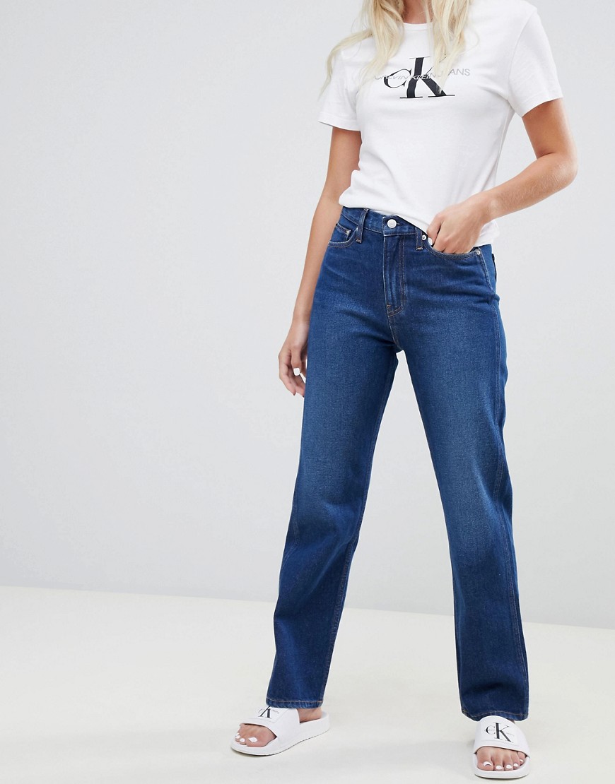 Calvin Klein Jeans exclusive to ASOS american classic high rise straight leg jean
