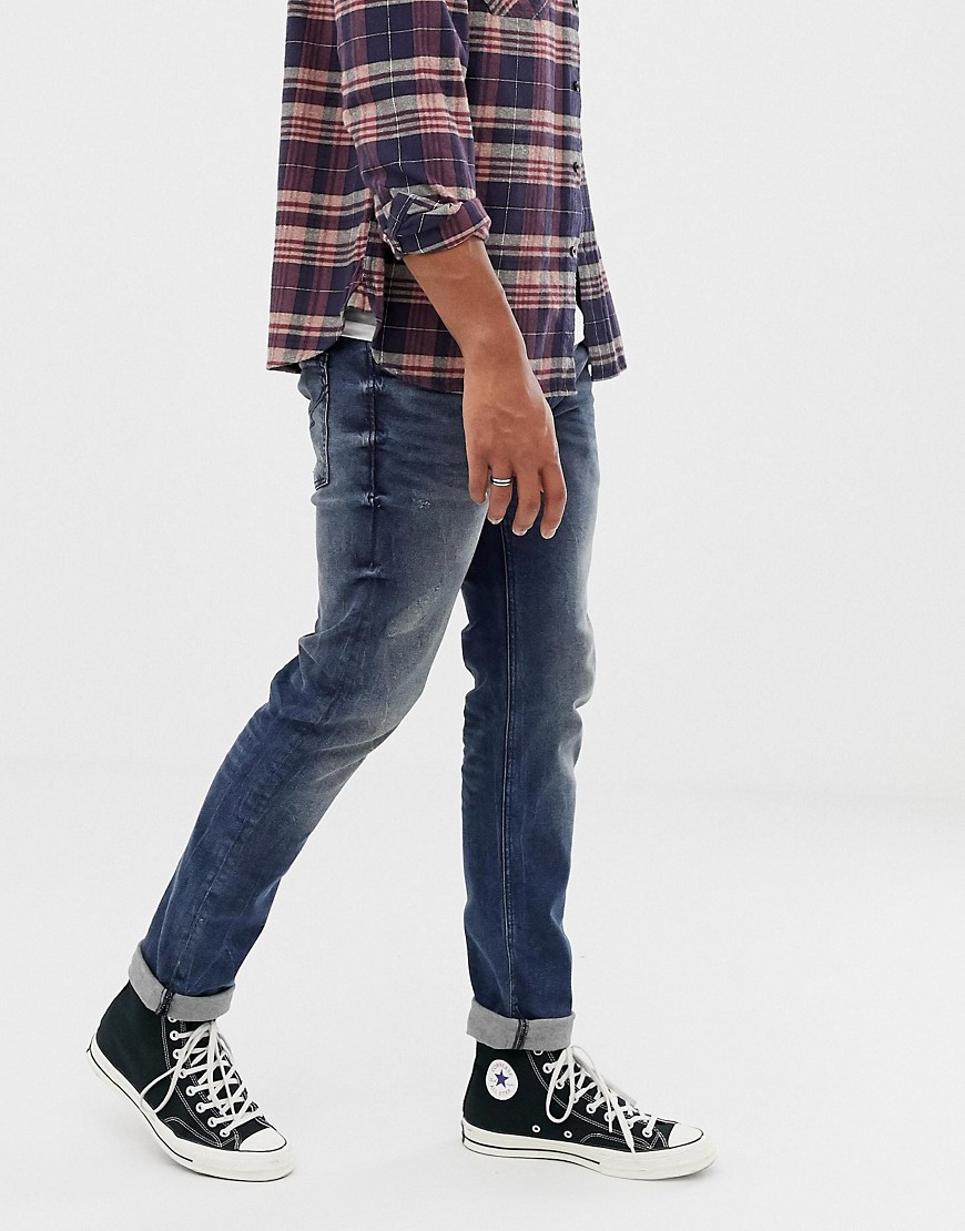 Tom Tailor super slim fit Jeans in dark blue denim
