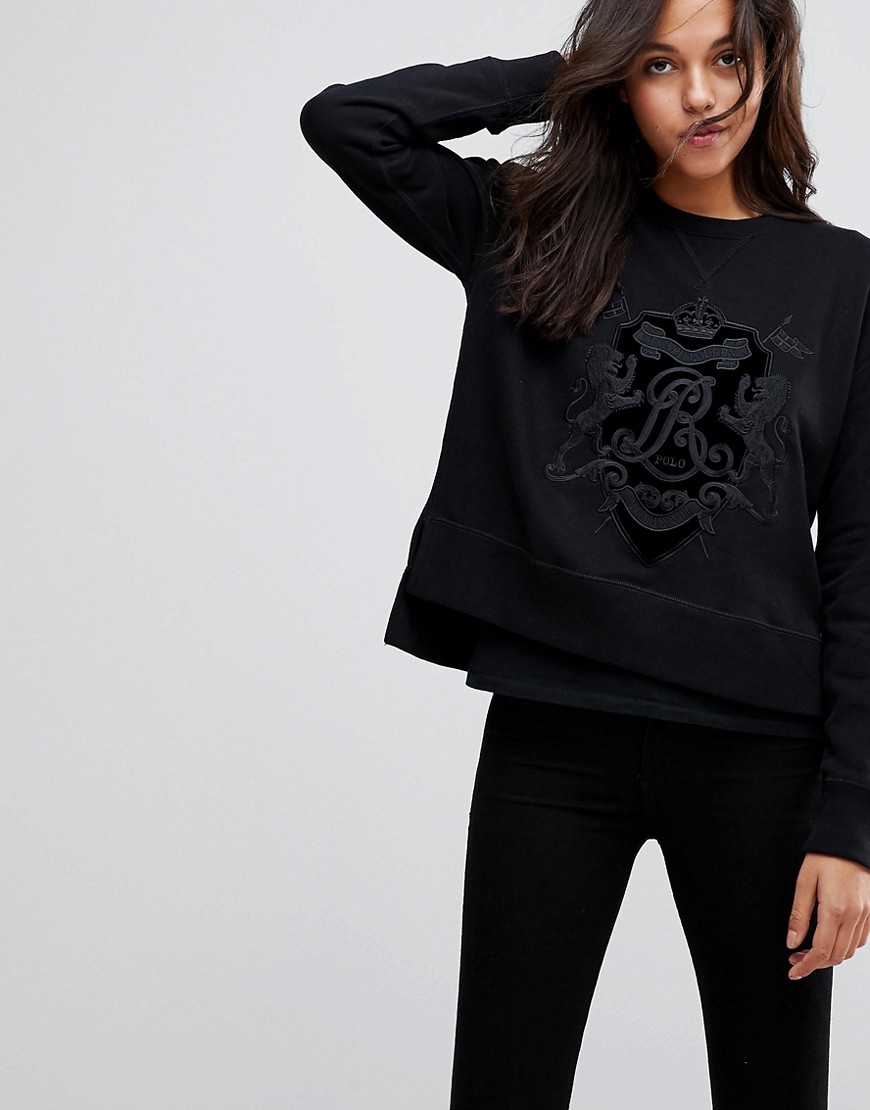 Polo Ralph Lauren Sweatshirt With Velvet Crest Logo