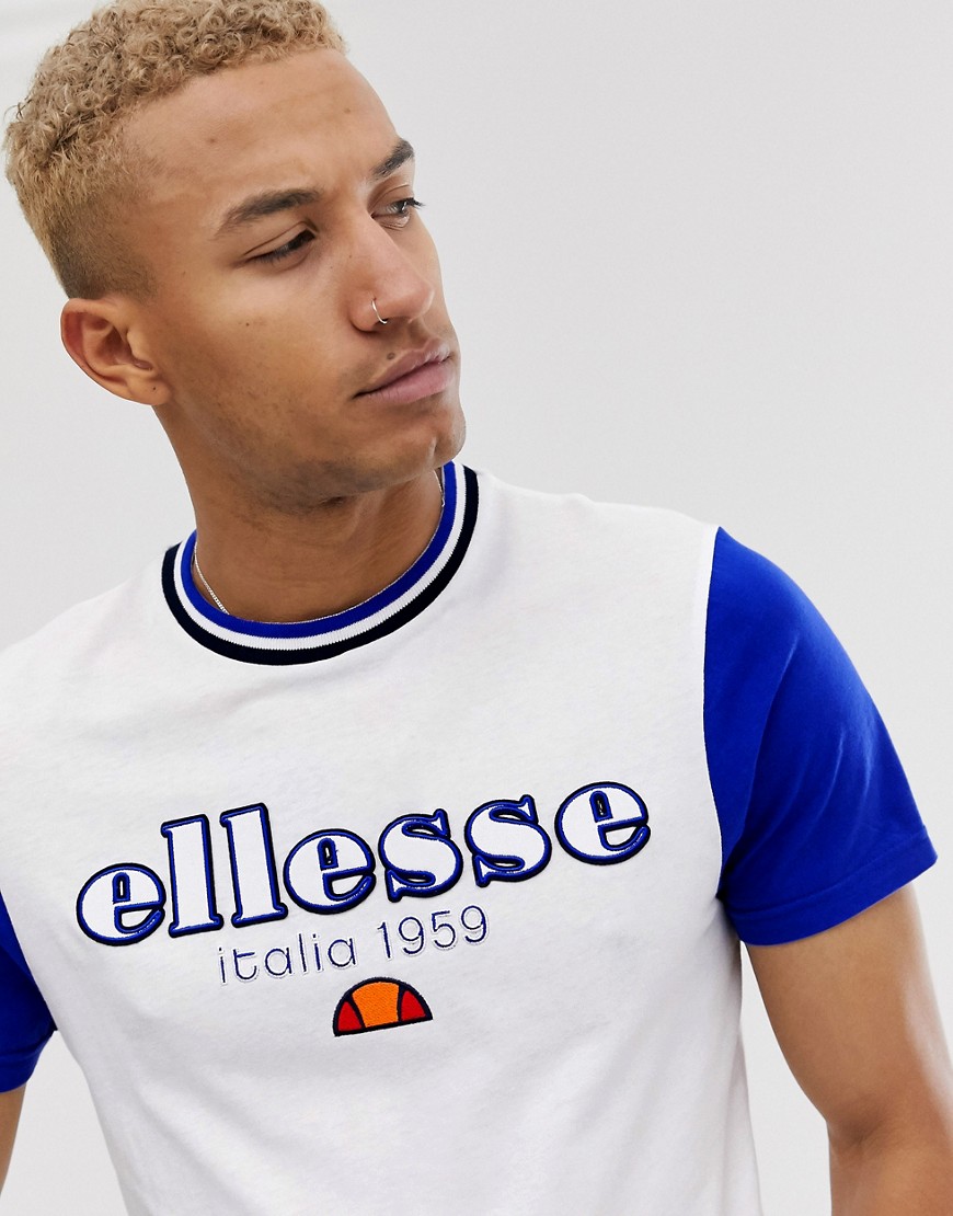 ellesse Cody t-shirt with vintage print in white