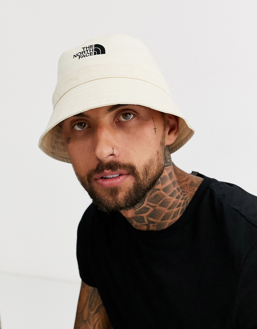 The North Face bucket hat in vintage white