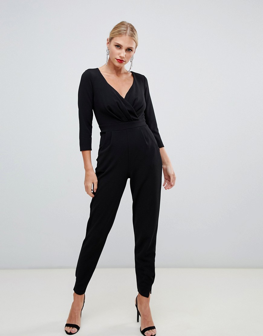 City Goddess jumpsuit with long sleeves