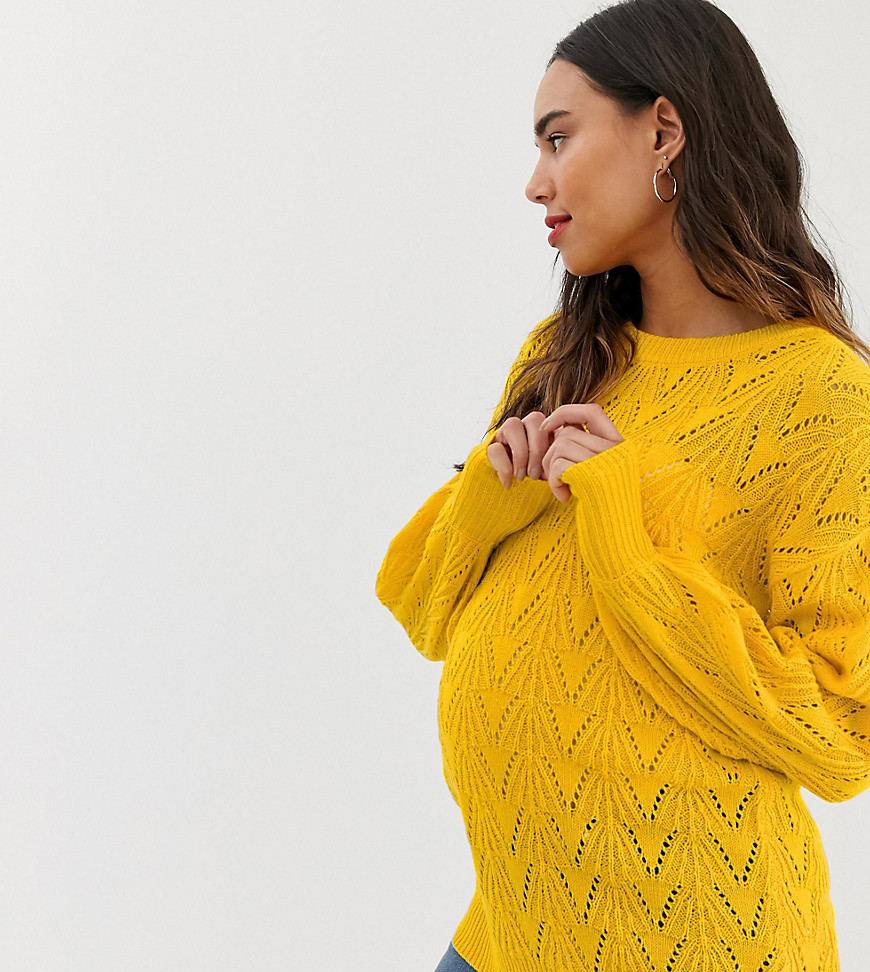Mamalicious maternity cable knit jumper