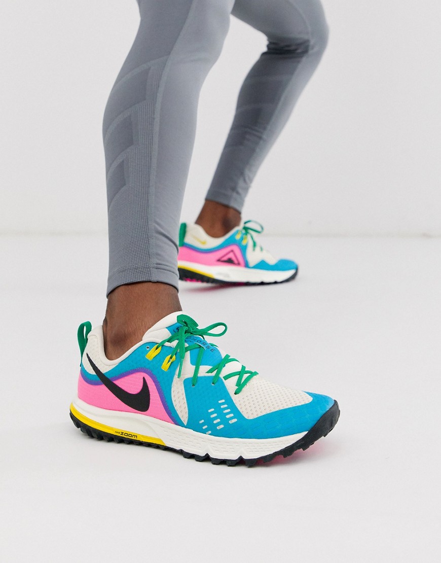 Nike Running Air Zoom wildhorse 5 trainers in pink