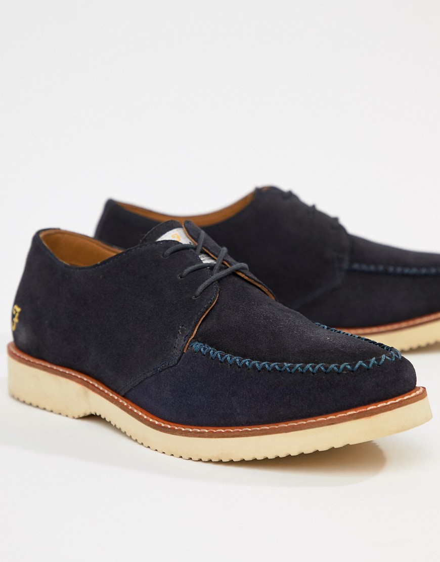 Farah Ronnie Suede Lace Ups With Chunky Sole