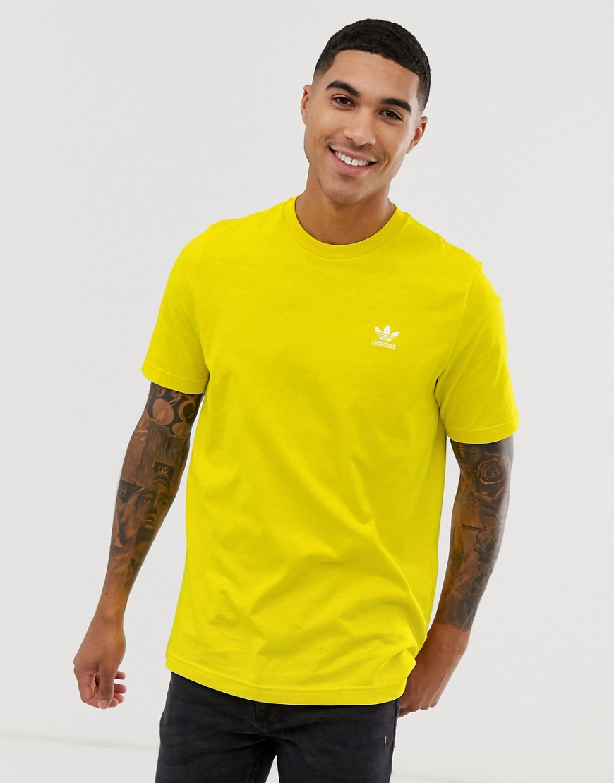 adidas Originals essentials t-shirt in yellow