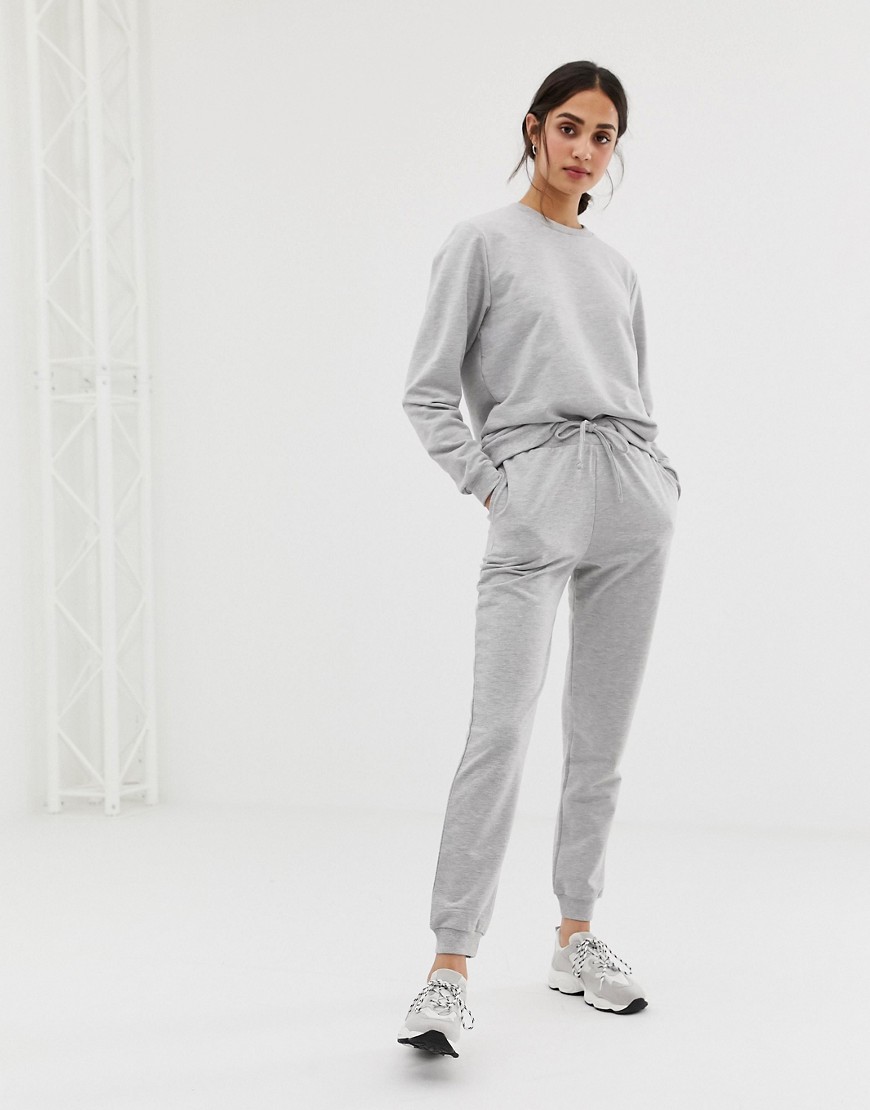 ASOS DESIGN tracksuit ultimate sweat / slim jogger with tie