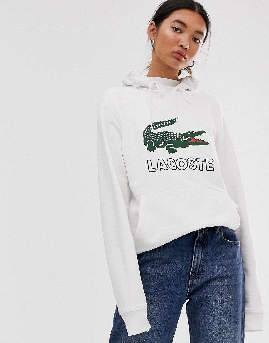 Lacoste hoody with croc badge logo