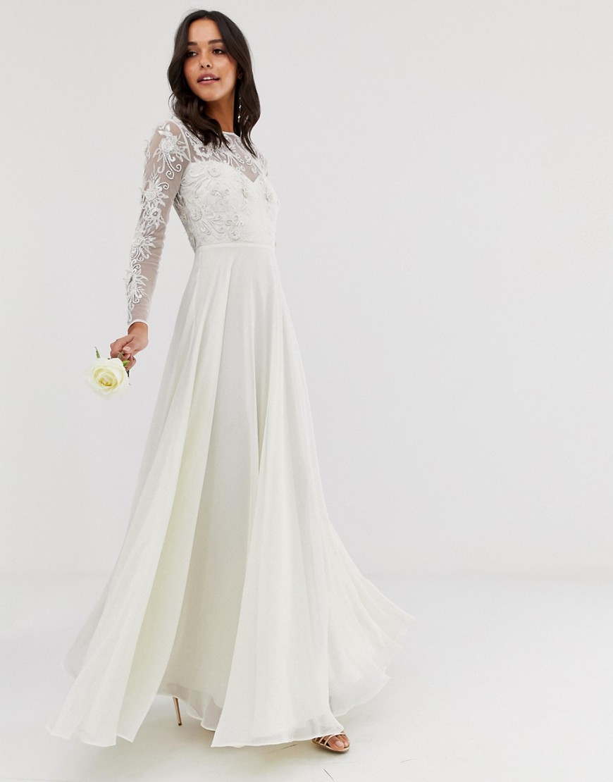 ASOS EDITION embroidered & beaded wedding dress
