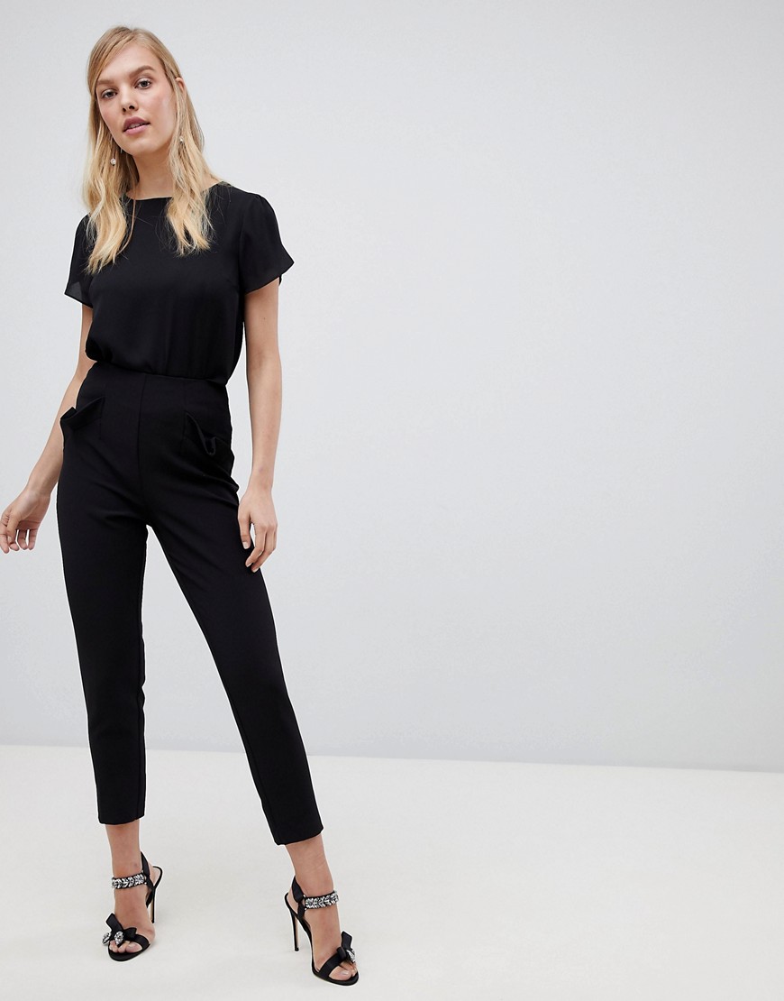 Oasis Frill Pocket Tailored Trousers