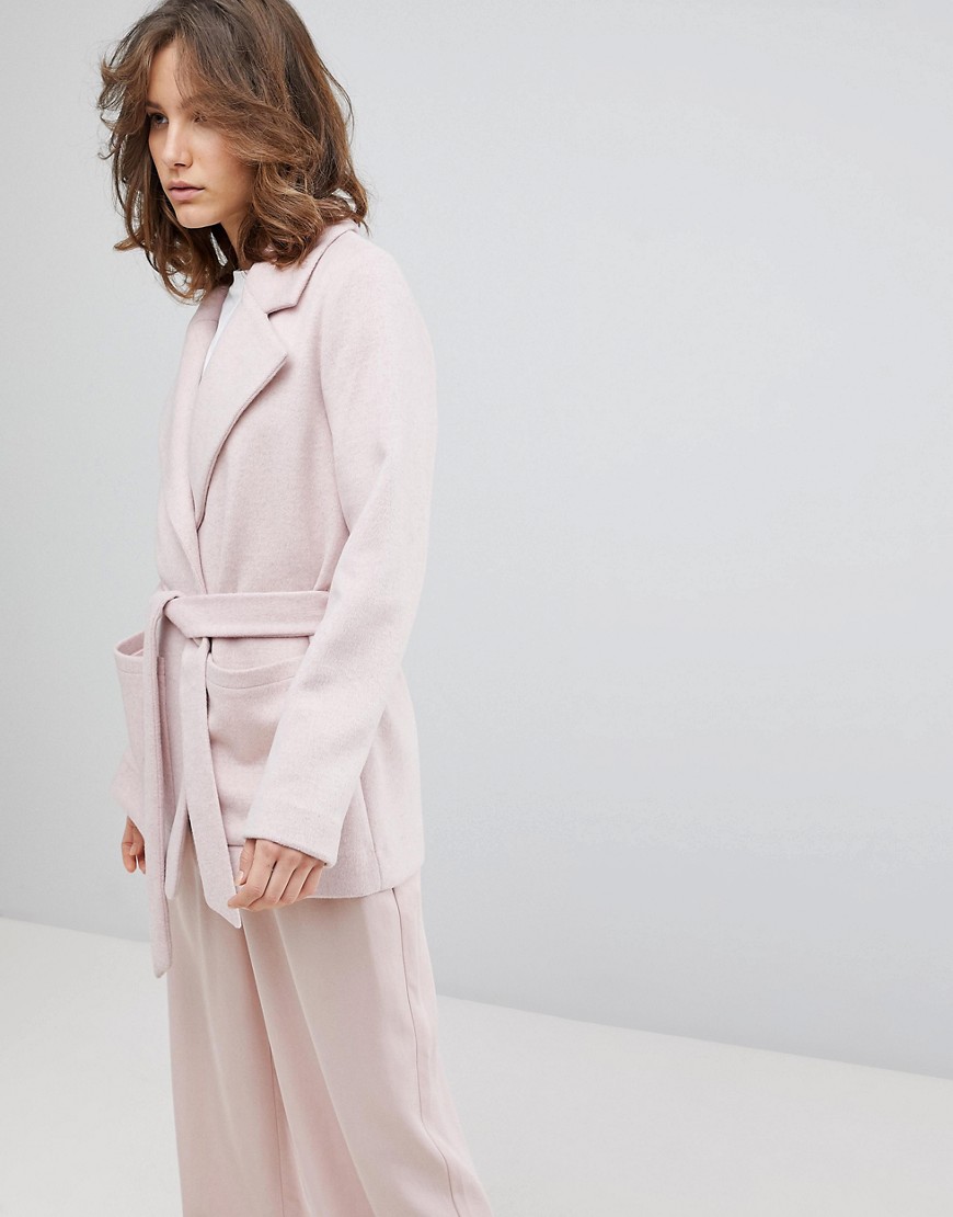 Selected Femme Cropped Trench Coat