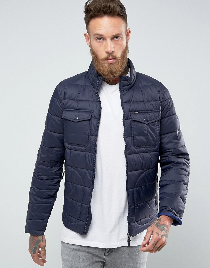 Lee Quilted Jacket - Sky captain