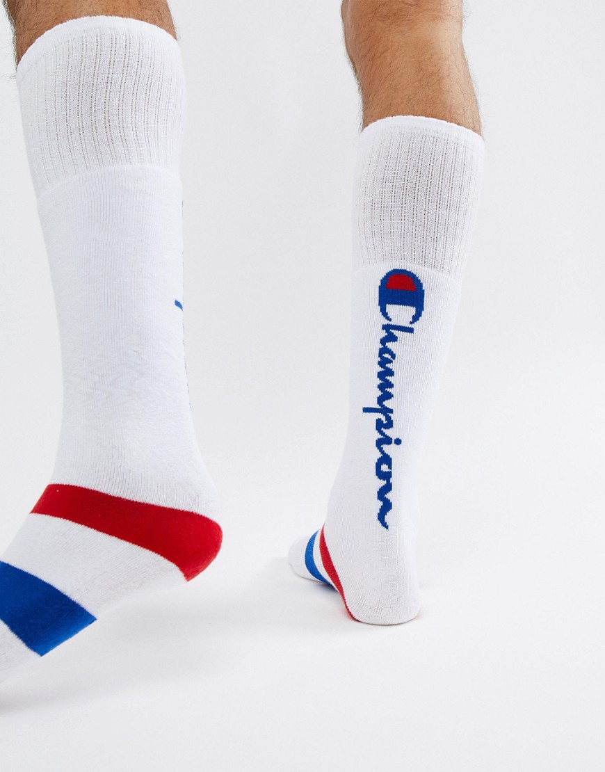 Champion Socks With Logo In White - White |