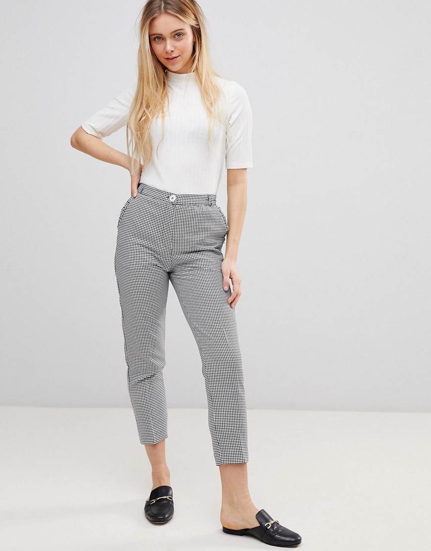 Girls on Film Tailored Trousers in Dogtooth