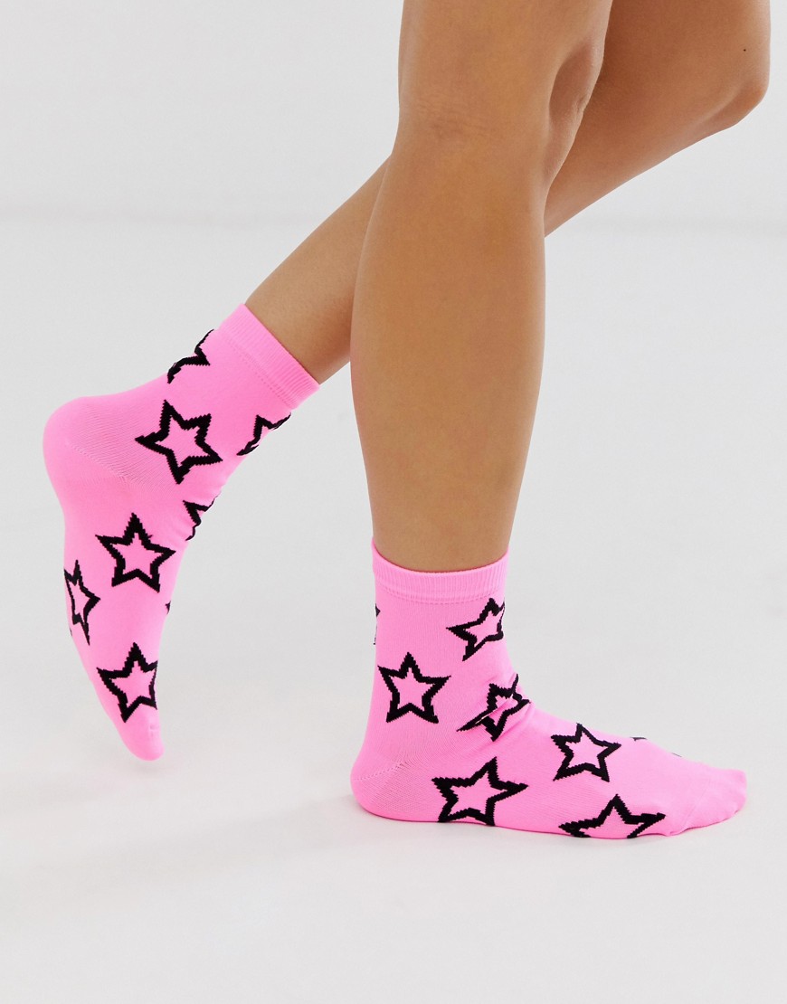 ASOS DESIGN star sock