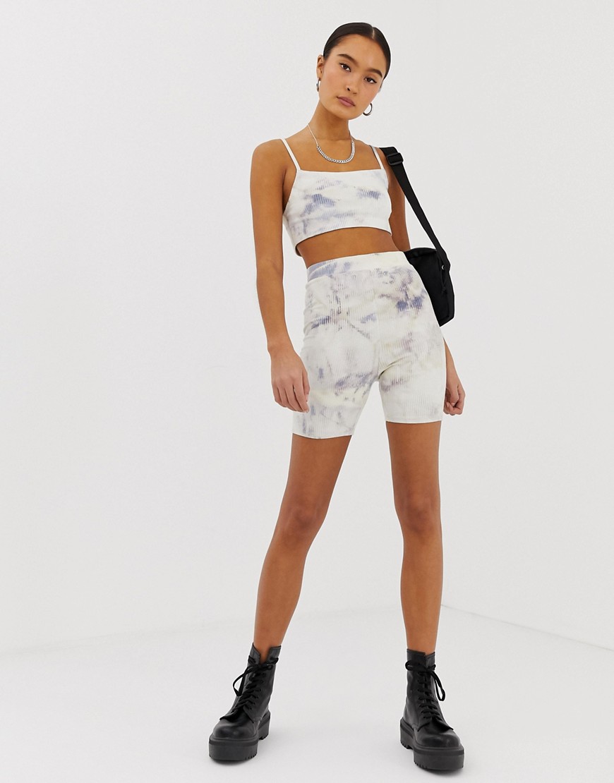 Emory Park legging shorts in marble co-ord