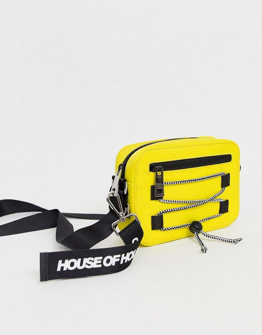 House of Holland cross body bag with rope detail
