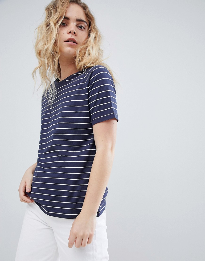 Bethnals Connie Striped T-Shirt - Navy