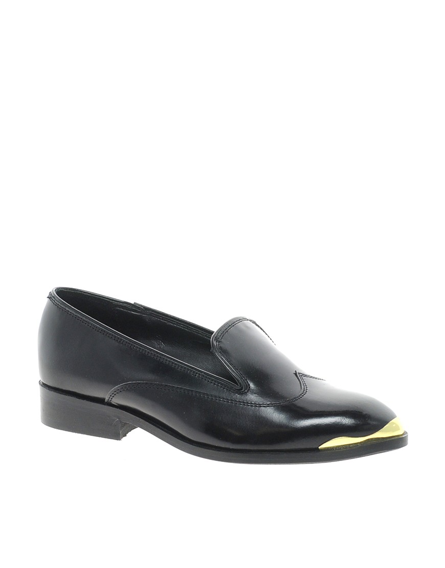ASOS | ASOS MOULIN Leather Slipper Shoes at ASOS